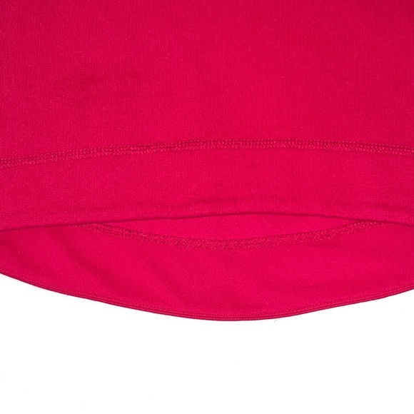 Abercrombie Kids sz M dark pink w sequin moose logo front long sleeve sweatshirt - Picture 5 of 12